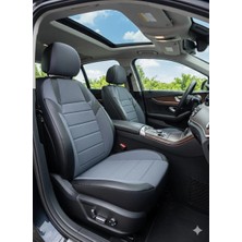 Mevas Monza Füme Serisi Opel Astra J Sedan Koltuk Kılıfı Tam Set