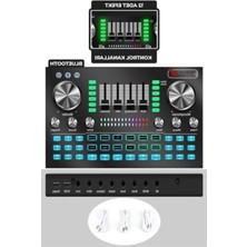 MarkEntegra Üst Seviye Şarjlı Ses Kartı ve Mikser - Canlı Yayın Için