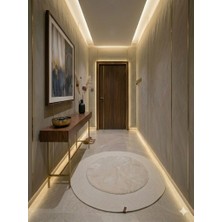 Yünteks Rabbit Soft Hasır Dekoratif Halı / 100'LÜK Yuvarlak / Modern / Şık /lüx /dekoratif