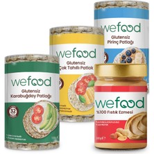 Wefood Fıstık Ezmesi 300 gr + Wefood Patlak Deneme Paketi