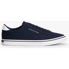 Tommy Hilfiger Vulc Core Uzun Bağcıklı Erkek Mavi Sneaker FM0FM05688DW5