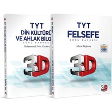 3D Yayınları TYT Felsefe ve Din Kültürü Ahlak Bilgisi Soru Bankası Üniversite Hazırlık İçin