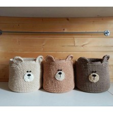 Ahşap Çok Amaçlı Oyun ve Dekor Sepeti, Bebek ve Çocuk Odası Için