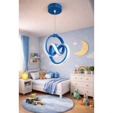 Ömür Avize Yakut Cocuk Odası Beyaz Ledli Avıze