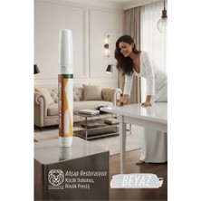 Esranın Dünyası Beyaz Renk Mobilya Rötüş Kalemi –  Lake ve Ahşap Yüzeyler Için Çizik ve Restorasyon Kalemi