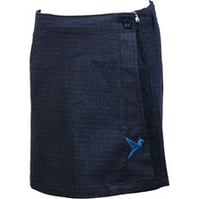 Bilim Yaşam Okulları Şort Etek Ekoseli Lacivert 7-8 Yaş