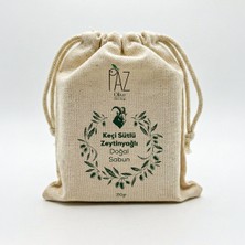 Paz Keçi Sütlü Zeytinyağlı Doğal Sabun 150 G El, Yüz ve Vücut Için, Beyaz