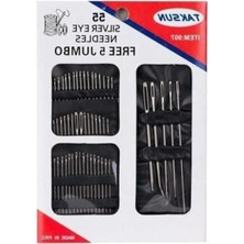 MarkEntegra 55 Parça Gümüş Göz Iğne Seti