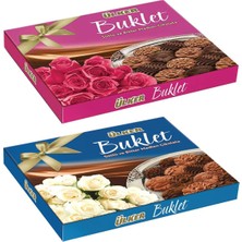 Ülker Buklet Madlen Çikolata 208 gr Mavi ve Pembe 2 Li Set