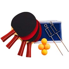 MarkEntegra Çok Renkli Masa Tenisi Raket Seti, Eğlenceli Oyun Deneyimi