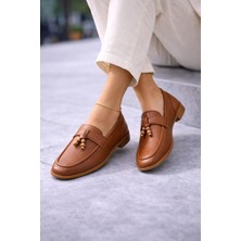 Slipcat Kadın Püskül Detaylı Loafer Makosen Rahat Günlük Ayakkabı Babet