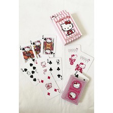 Toyz Play Hello Kitty Kağıt İskambil Destesi 54 Parça Çok Renkli Tema ile Eğlenceli Oyun