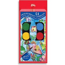 MarkEntegra Büyük Hazneli 12 Renk Suluboya Seti