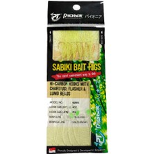 Pioneer Sabiki Rig 626G Chartreuse 6 Köstek Çapari