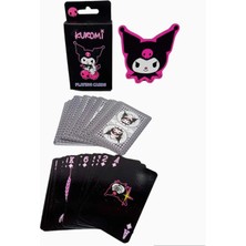 Toyz Play Kuromi Iskambil Pişti Oyun Kağıdı Briç Batak 52 Oyun Kağıdı A-30 Kuromi Rozet Hediyeli