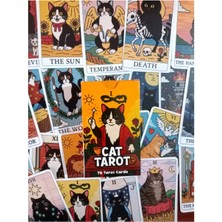 Toyz Play English Tarot 78 Cards ( Ingilizce Tarot Kartı) - Cat Tarot