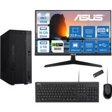 Asus Expertcenter D501MER  Intel® Core™ İ7-14700 16GB Ddr5 2tb SSD 6GB/RTX3050 Freedos +23.8" 120Hz Monitör Mini Tower Masaüstü Bilgisayar 238WD501MER23F04+ZETTAUSBBELLEK