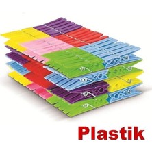 Renkli 144 Lü Plastik Mandal, Çok Amaçlı ve Dayanıklı Tasarım
