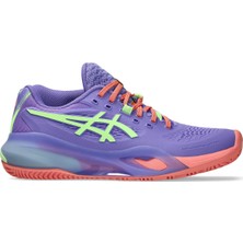 Asics Gel-Resolution x Padel Kadın Amethyst/ılluminate Green Tenis Ayakkabısı 1042A285-501