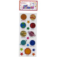 Ticon Sticker Puffy Kabartma Etiket 348954 Gezegenler