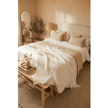 Nuriye Kocakaplan Waffle Extra Soft Dokulu Modal Pamuk Battaniye – 150X230 cm