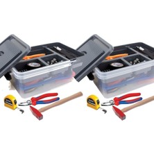 Çok Amaçlı Çok Bölmeli Düzenleyici Kutu Iki Paket Seti