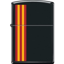 Zippo Sarı Kırmızı Çizgili Dizayn Çakmak