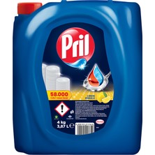 Şeylişeyler - Pril Sıvı Bulaşık Deterjanı Limon 4 Lt 4 Adet