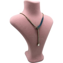 Yerli Üretim Süet Kumaş Pembe Kolye Mankeni, 22/18 Cm, Şık Tasarım