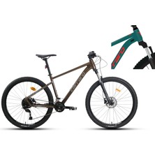 Carraro Crx 718 Erkek Dağ Bisikleti 360H Hd 27.5 Jant 18 Vites Saten Mavi Canlı Kırmızı