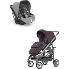 Inglesina Trilogy Tek El Katlanır Bebek Arabası + Darwin Recline Yatabilen Ana Kucağı