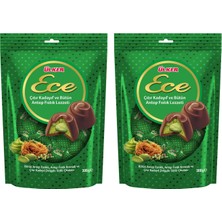 Ülker Ece Ikramlık Çıtır Kadayıf ve Bütün Antep Fıstıklı Çikolata 300 gr x 2 Adet