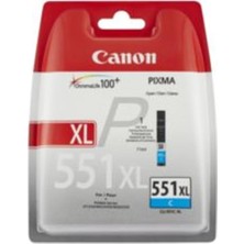 Uslucan Alışveriş Canon CLI-551XL C Cyan Mavi Yüksek Kapasiteli Mürekkep Kartuş IP7250 MX925