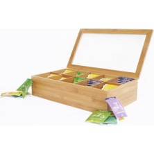 10 Bölmeli Çay Kabı, Pratik ve Şık Tasarım, Kullanışlı Saklama Çözümü