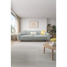 Rolivs Bonita Modüler Üçlü Koltuk - Aletsiz Kurulum - Bukle Kumaş Dumanlıdeniz