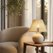 Homing Nevia Natural Ipli Seramik Abajur 242529