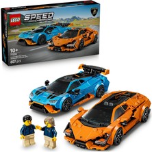 LEGO Speed Champions Lamborghini Revuelto ve Huracán Sto 77238 – 10 Yaş ve Üzeri Çocuklar Için Çift Model Araba, Detaylı Yarış Arabaları ve Sürücü Figürleriyle Oyun ve Sergileme Yapı