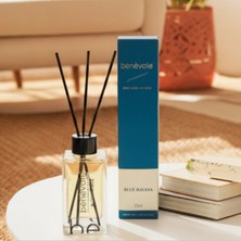 Patron Home Blue Havana Bambu Çubuklu Oda Kokusu Şık Cam Şişe, Uzun Süre Kalıcı Ferahlık, Rahatlatıcı Etki 120ML