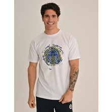 Fenerbahçe Erkek Trıbun Fırça Detaylı Logolu Tsh