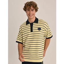 Fenerbahçe Erkek Trıbun Şeritli Triko Polo