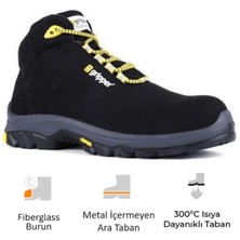 Mekap Pro Gripper Gpr-54 S3 Src Hro Mid Mikrofibe Süet Deri Fiberglass burun Kevlar Ara Taban Iş Botu