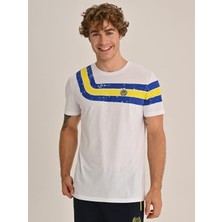 Fenerbahçe Erkek Trıbun Üç Bantlı Tshırt