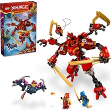 LEGO Nınjago Kai’nin Ninja Tırmanma Robotu 71812 – 9 Yaş ve Üzeri Kız ve Erkek Çocuklar Için 4 Ninja Minifigürü Içeren Yaratıcı Oyuncak Yapım Seti, Çocuklar Için Doğum Günü Hediy