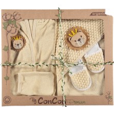 Organik Bebek Bornoz Lüx Seti