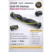 ÖZ BEYAZ EŞYA _beko _SD-8041 Şarjlı Dik Süpürge  Rulo Halı Fırçası(Orjinal)