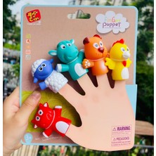 Ofisinn Parmak Kukla Çiftlik Hayvanları Figürlü 5li Kzl-Tl-14