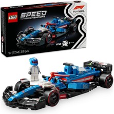 LEGO Speed Champions Visa Cash App Rb Vcarb 01 F1 Yarış Arabası 77246 – Yetişkinler Için Rb Kıyafeti ve Kanatlı Kask Giyen Sürücü Minifigürü Içeren Koleksiyonluk Yaratıcı Model Yapı