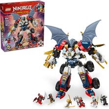 LEGO Nınjago Zane’in Ultra Kombo Mech’i 71834-9 Yaş ve Üzeri Çocuklar Için Araba, Jet ve Ejderha Içeren 4’ü 1 Arada Oyuncak Yapım Seti, Doğum Günü Hediyesi (1187 Parça)