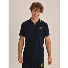 Fenerbahçe Erkek Polo Trıbun Balıksırtı Detaylı XL Modeli Rahat Kullanım İçin Tasarlandı