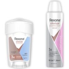Rexona Clinical Protection Kadın Spray Deodorant 150 Ml + Kadın Stick Deodorant 50 Ml